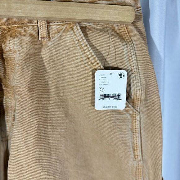 WE THE FREE DOVER HIGH RISE CARPENTER JEANS IN KHAKI NWT SIZE 30 - Picture 5 of 5